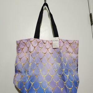 Mermaid Pastel Purple and Blue Tote